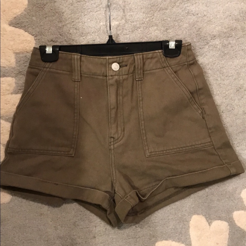 PacSun Army Green Mom Shorts